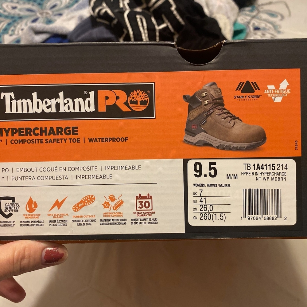 Timberland Pro Hypercharge 6 inch composite safety toe